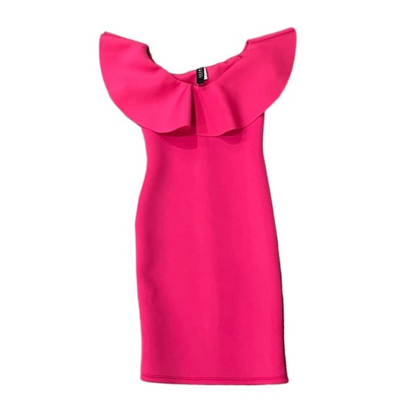 AKIRA Dresses & Skirts - Akira - Pink Off the Shoulder Party Dress - Women’s Size Small